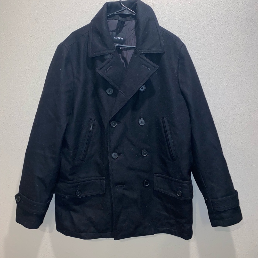 Express pea coat size Large